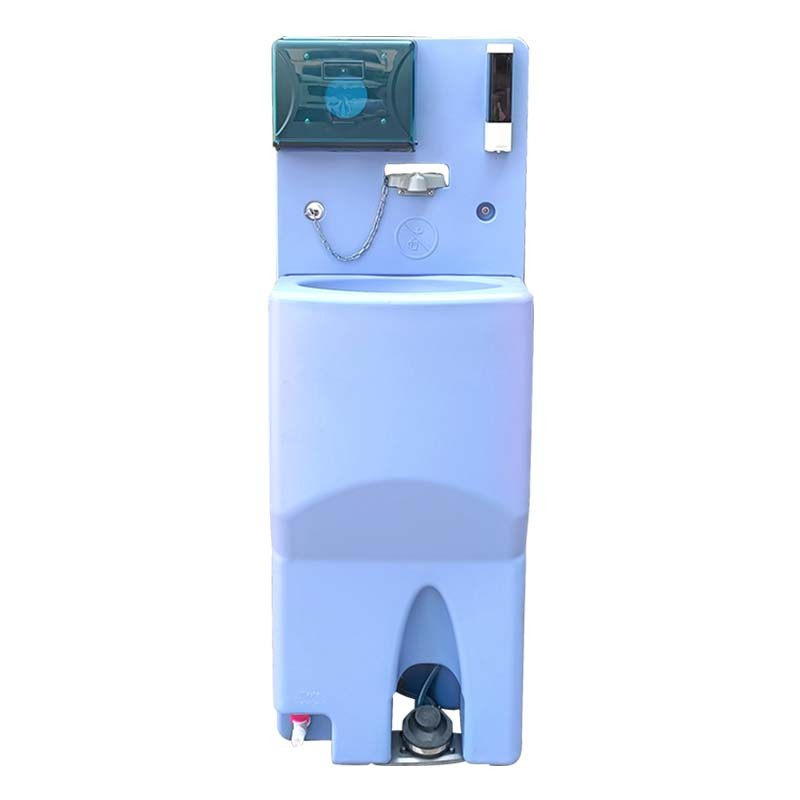 TSW-01 Tragbare Handwaschstation für Doppelnutzer mit Fußpumpe