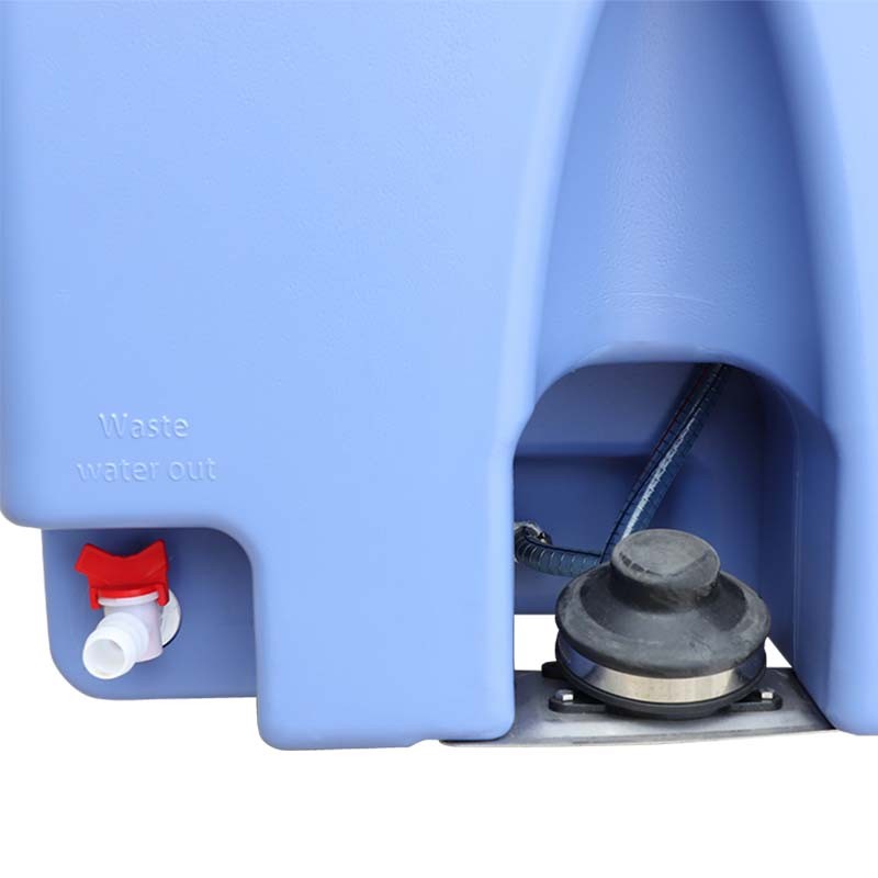 TSW-01 Tragbare Handwaschstation für Doppelnutzer mit Fußpumpe