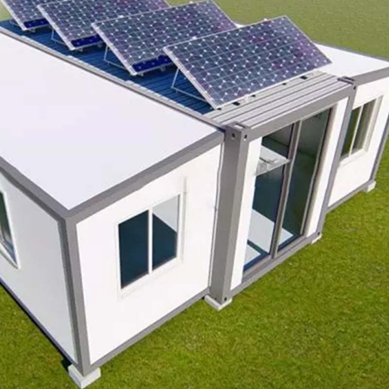 Erweiterbares Flatpack-Fertigmodul-Haus 30-Fuß-Container-erweiterbares Haus mit Solarenergie