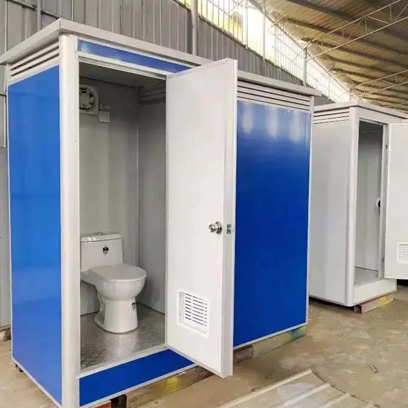 China Construction Site Mobile tragbare WC-Toilettenkabine im Freien zu verkaufen