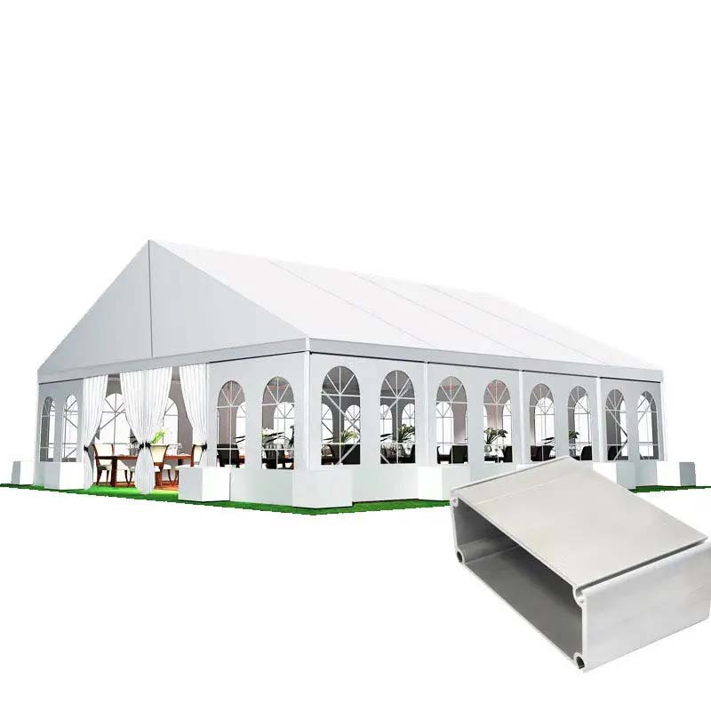 Großes weißes Party-Überdachungs-Gazebo-Ereignis-Hochzeits-Metallkeder-Schienen-Rahmen-Zelt