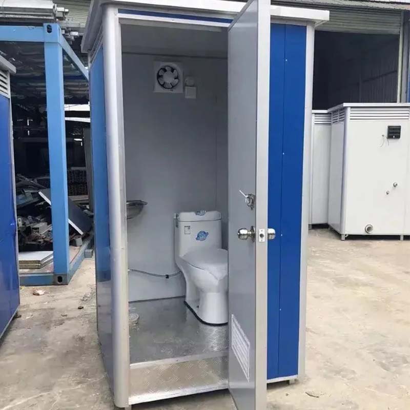 China Construction Site Mobile tragbare WC-Toilettenkabine im Freien zu verkaufen