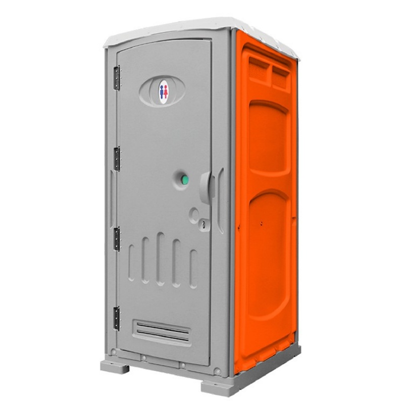 Auffällige Innovation: Neue orangefarbene tragbare Toilette kommt auf den Markt
