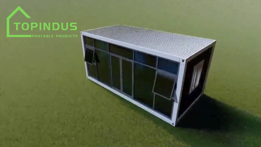 Modernes Wohnen neu erfinden: Das 20 Fuß große, abnehmbare Containerhaus