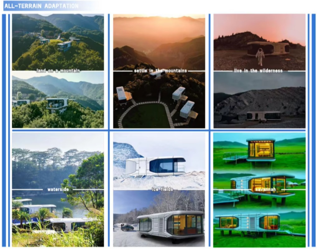 Prefab Portable Luxury Space Capsule Modular House