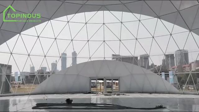 Die Vorteile großer Stahlkuppelzelte für moderne Außenbereiche entdecken