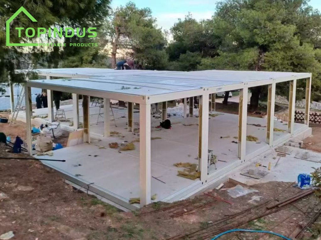 Das Kirchenanpassungsprojekt von TOPINDUS Flat Pack Container House in Griechenland